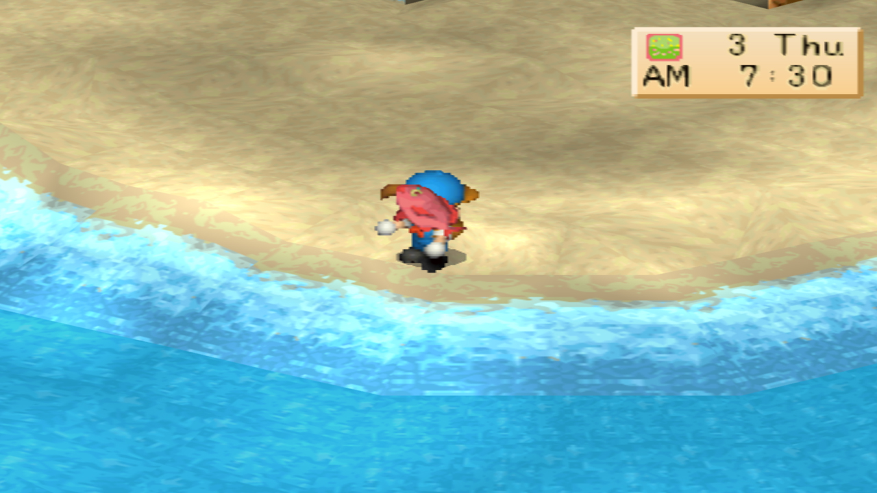 Syarat menjual 200 ikan dari tangan ke shipping bin untuk menangkap Sea Bream &mdash; Harvest Moon Back to Nature PS1